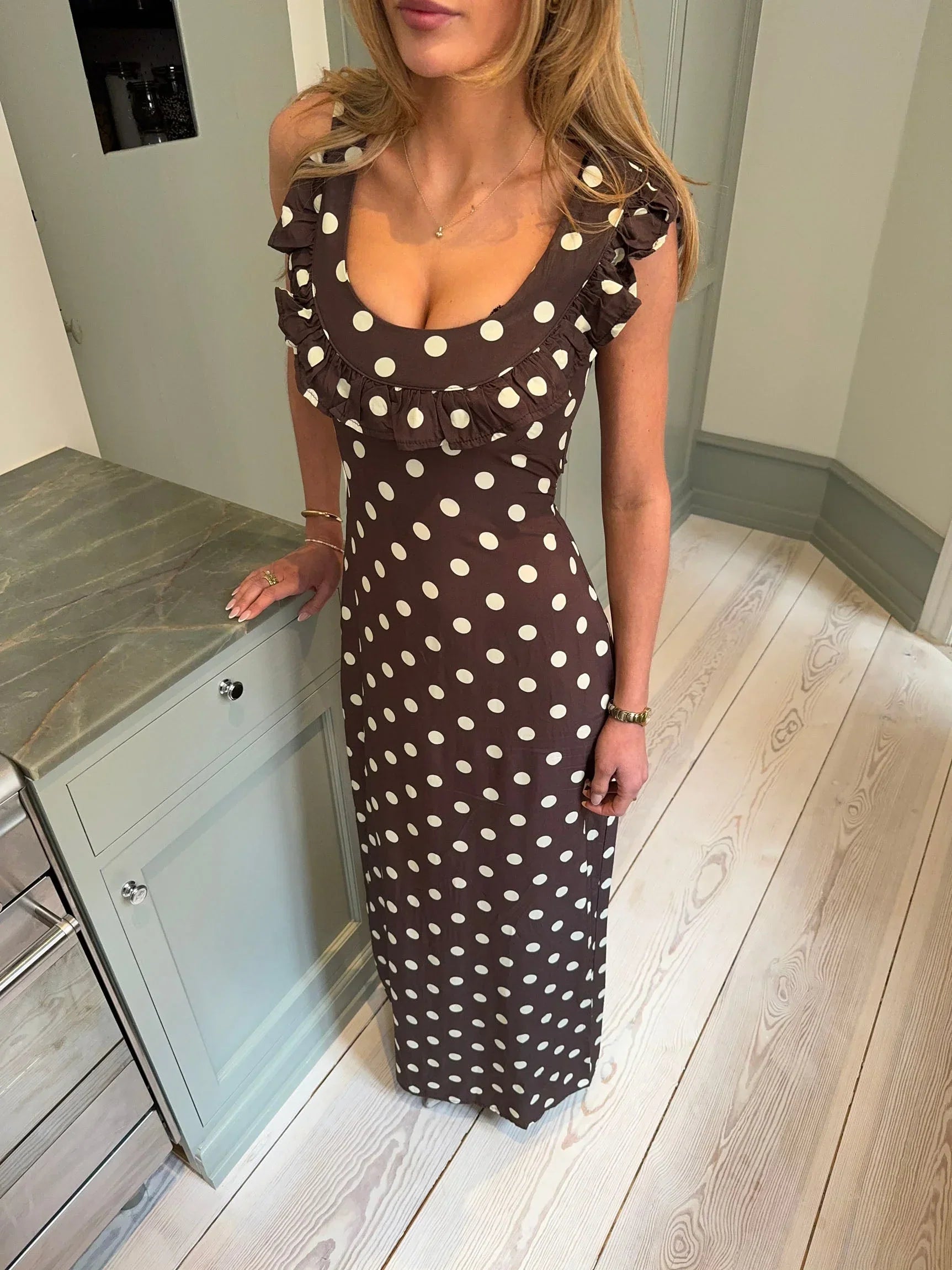 Luna's Polka Dot Dream Dress